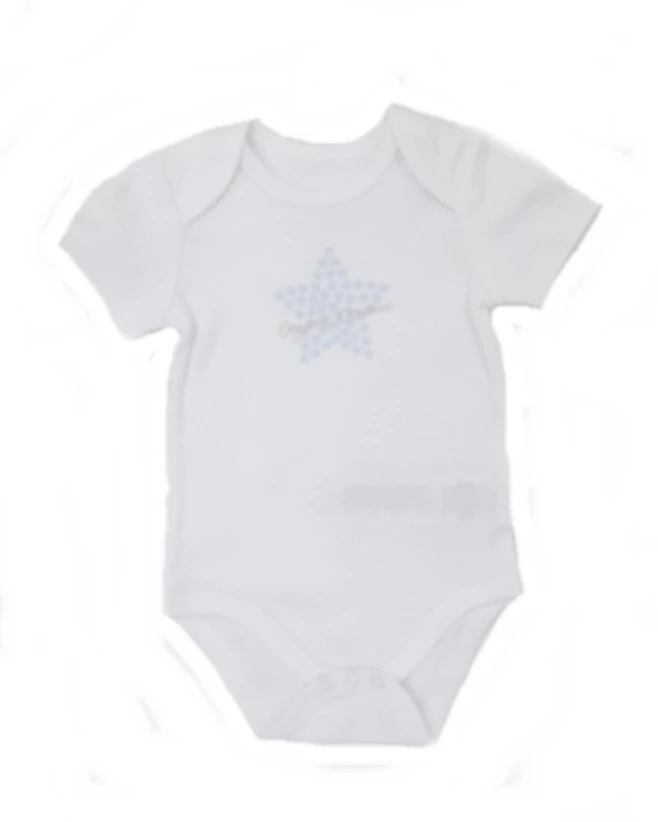 14037 Baby bodi blue star